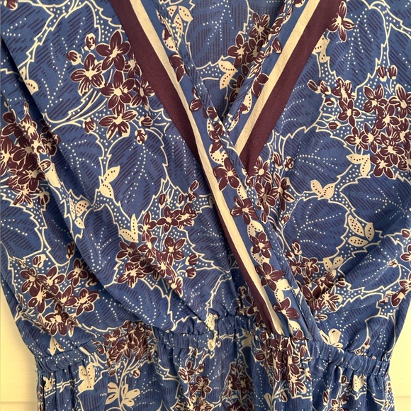 Kimchi Blue Urban Outfitters XS 100% Silk summer dress Japanese flower print - Picture 9 of 12